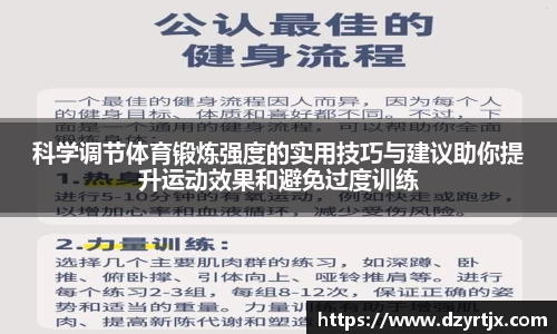 科学调节体育锻炼强度的实用技巧与建议助你提升运动效果和避免过度训练